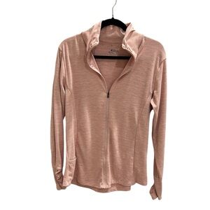 Columbia Pink and Grey Zip Up Jacket Women’s Size XL